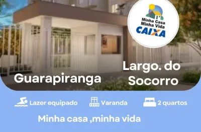 Apartamentos de 2 dormitórios com varanda no guarapiranga, próximo ao largo do socorro.