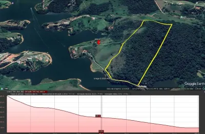 Terreno exclusivo na represa de igaratá / santa isabel – 102.000 m² – pé na água