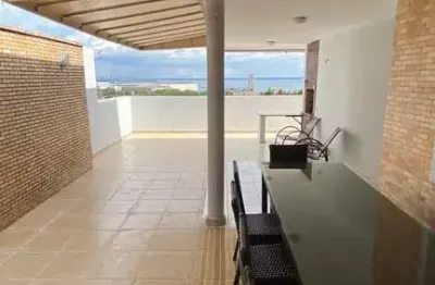 Cobertura 100% mobiliada –vista para o rio negro– residencial turim, ponta negra