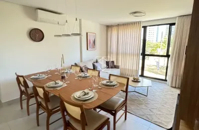 Apartamento de luxo 3 quartos à venda em águas claras – rua 36, mobiliado, decorado e varanda gourmet