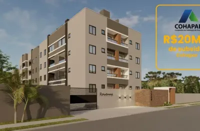 Lançamento apartamentos com elevador  - garden e coberturas com 20 mil de subsídio entrada parcelada