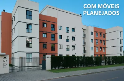 Apartamento 2 dormitórios - com cozinha planejada - financia até 80 % *