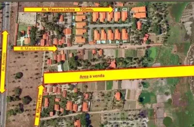 Terreno à venda na Rua Miguel Pio, Lagoa Redonda, Fortaleza