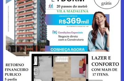Vila madalena studio de 24m² a 35m² metrô quase na porta, localização privilegiada, o melhor preço do bairro