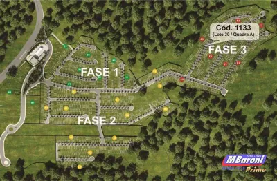 Cond. terra nobre - lote 129,69m² - (l.30/q.a/fase 3) km 37,6 rap. tavares