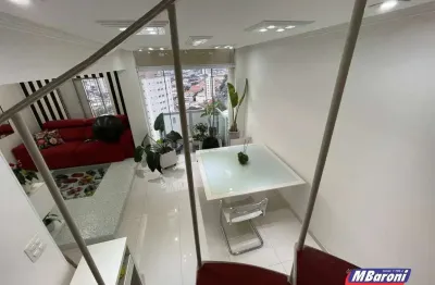 Cobertura duplex a venda 02 dormitórios 01 suíte e 01 vaga, 110 m² - saúde