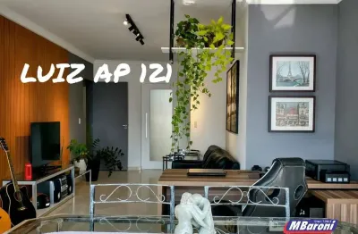 Apartamento 2 por andar com churrasqueira carvão na sacada com 3 dormitório