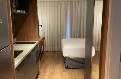 Studio , mobiliado para locação, indianópolis ,1 dorm, ótimo local , 30m2