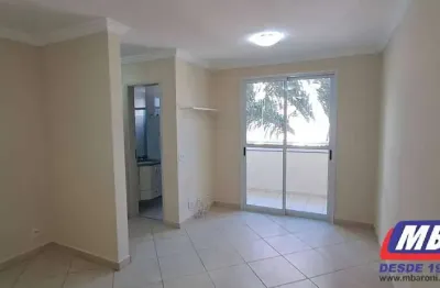 Apartamento á venda,vila guarani, 2 dorms (1 suite), sacada,2 vagas , 63m2.
