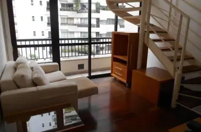 Apartamento com 1 dormitório para locação no jardim paulista 45.00 m²
