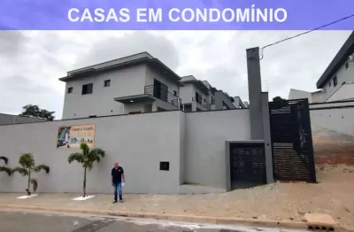 Amplo sobrado novo em condominio 3 suítes, bairro alto padrão