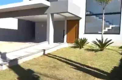 Casa nova com projeto moderno em condomínio de alto padrão em atibaia!