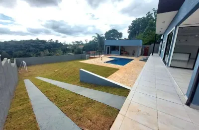 Lindíssima chácara nova com 3 amplas suítes em atibaia/sp