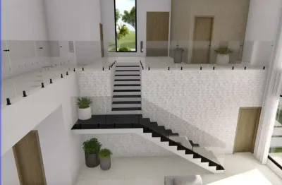 Projeto/terreno de um sobrado a venda no condomínio porto atibaia