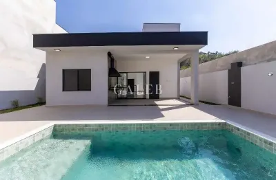 Casa com 3 quartos, piscina e espaço gourmet no loteamento serras de atibaia 2 - atibaia/sp