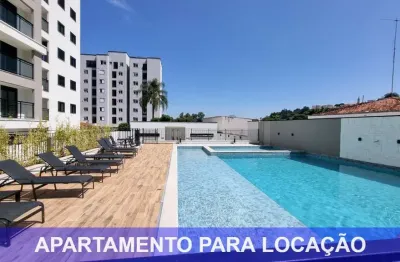 Excelente apartamento para locação em atibaia-sp, bairro thais: 2 quartos, 1 suíte, 2 salas, 2 banheiros, 2 vagas, 70m²