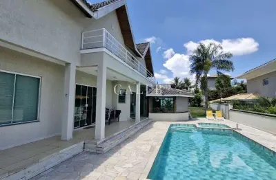 Casa 4 quartos no melhor condomínio de atibaia - shambala ii vista para lago