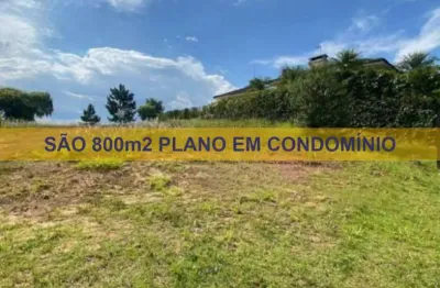 Terreno de 795m² excelente topografia no condomínio serra da estrela