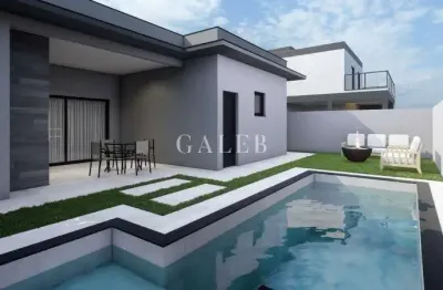 Venda de casa térrea impecável em condomínio de luxo em atibaia-sp: 3 quartos, 2 suítes,  sala, 3 banheiros, 2 vagas, 170m².