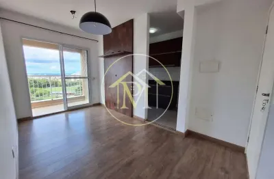 Apartamento de 53,80 m² no 10º andar, 2 dormitórios (sendo 1 com armário embutido) - piso madeira