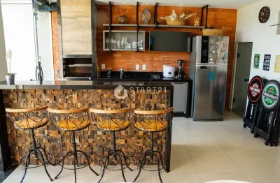 Luxuosa casa à venda no vivendas do lago 2 – bairro belvedere com 3 dormitórios sendo 1 suíte maste