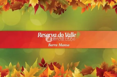Chegou o reserva do valle em barra mansa. entre em contato para mais informações e garanta seu terr