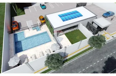 Apartamento 'novo' 2 dormitórios com piscina (residencial ilhas do mar)