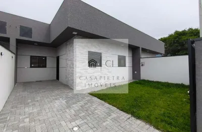 Casa térrea bairro afonso pena sj pinhais 3 quartos com quintal de 112,50m2