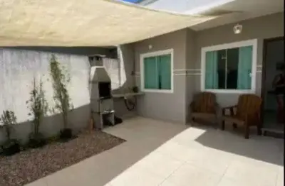 Casa com 2 dormitórios, à 100m da praia, à venda por r$ 380.000 - coroados - guaratuba/pr