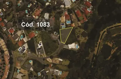 Terreno em condomínio fechado à venda na rua córsega, jardim passárgada i, cotia por r$ 1.390.000