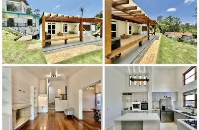 Casa em condomínio fechado com 4 quartos à venda na estrada marselha, 146, chácaras do refúgio-granja viana, cotia por r$ 2.900.000