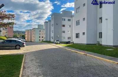 Apartamento com 2 dormitórios para alugar, 39 m² por r$ 1.740,00/mês - serraria - são josé/sc