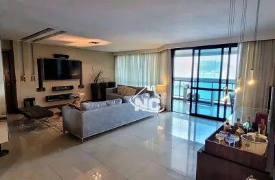 Apartamento com 4 quartos à venda, 290 m² por r$ 2.800.000 - boa viagem - niterói/rj