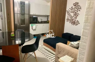 Flat com 2 dormitórios à venda, 50 m² por r$ 490.000,00 - itacoatiara - niterói/rj