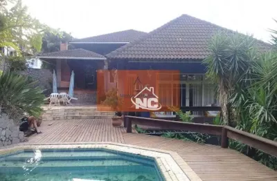 Casa com 3 dormitórios à venda, 2100 m² por r$ 2.700.000,00 - itaipu - niterói/rj