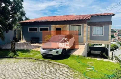 Casa com 5 dormitórios à venda, 550 m² por r$ 1.200.000,00 - maria paula - niterói/rj
