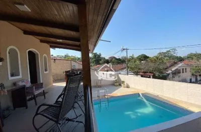 Casa com 4 dormitórios à venda, 390 m² por r$ 850.000,00 - maria paula - niterói/rj