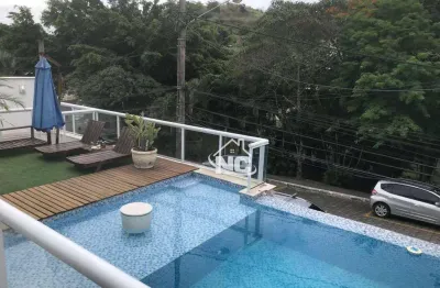 Casa condomínio santa monica com 3 quartos à venda, 189 m² por r$ 830.000 - várzea das moças - são gonçalo/rj
