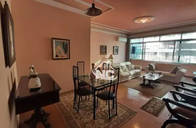 Apartamento miolo de icaraí com 3 quartos à venda, 208 m² por r$ 1.400.000 - icaraí - niterói/rj