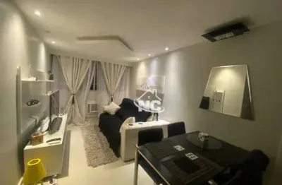 Apartamento com 2 quartos à venda, 70 m² por r$ 295.000 - largo do barradas - niterói/rj