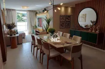 Apartamento com 3 quartos à venda, 125 m² por r$ 966.000 - piratininga - niterói/rj