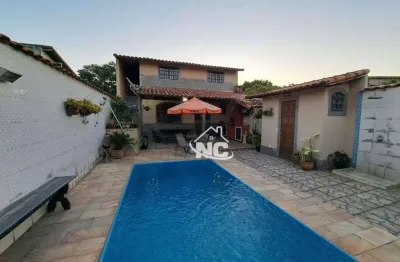 Casa com 4 quartos à venda, 120 m² por r$ 650.000 - barroco (itaipuaçu) - maricá/rj