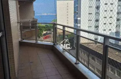 Condomínio vista mar. apartamento com 3 quartos à venda, 104 m² por r$ 1.300.000 - icaraí - niterói/rj