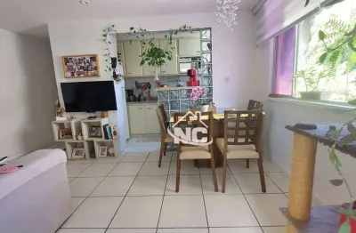 Apartamento com 2 quartos à venda, 56 m² por r$ 300.000 - santa rosa - niterói/rj