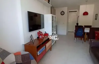 Apartamento com 2 quartos à venda, 62 m² por r$ 387.000 - santa rosa - niterói/rj