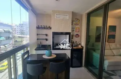 Apartamento com 2 quartos à venda, 80 m² por r$ 845.000 - charitas - niterói/rj