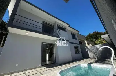 Casa com 4 quartos à venda, 190 m² por r$ 945.000 - itaipu - niterói/rj