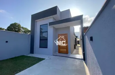 Casa com 3 quartos à venda, 107 m² por r$ 590.000 - barroco (itaipuaçu) - maricá/rj