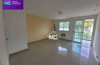 Apartamento com 2 quartos à venda, 80 m² por r$ 580.000 - itacoatiara - niterói/rj