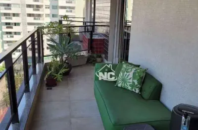 Apartamento 3 quartos a venda em santa rosa, 185 m2 todos suites por r$ 1.280.000 - santa rosa - niterói/rj
